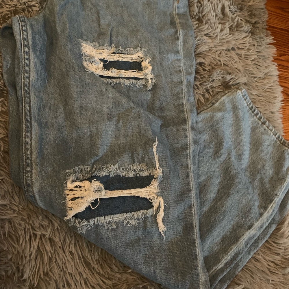 Size 17 mom jeans high waisted
